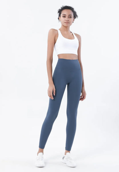 Set yoga da donna in nylon a due pezzi