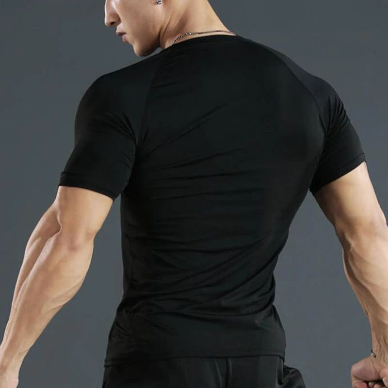 Men's compression running T-shirt