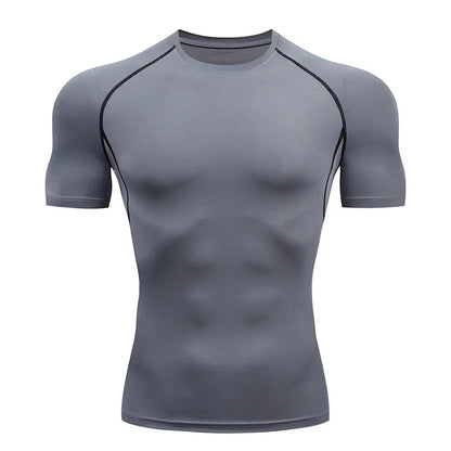Men's compression running T-shirt
