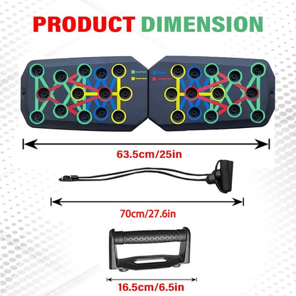 Portable multi-function push-up board