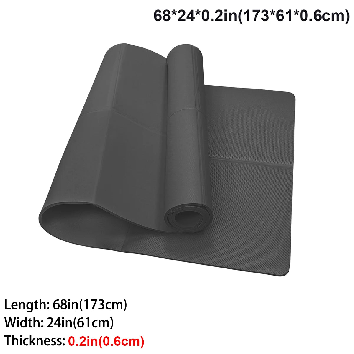 Foldable EVA yoga mat