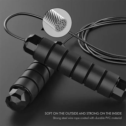 Adjustable speed jump rope