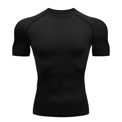 Men's compression running T-shirt