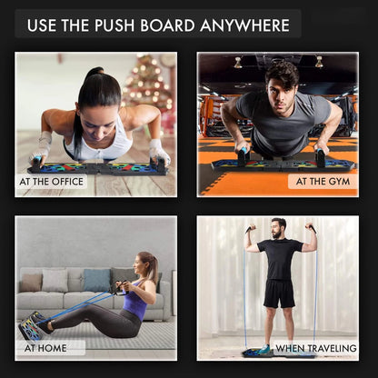 Portable multi-function push-up board