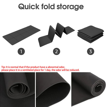 Foldable EVA yoga mat