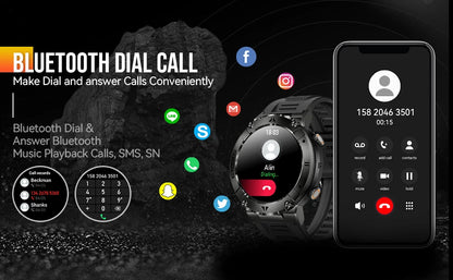 Smartwatch da uomo con chiamate Bluetooth