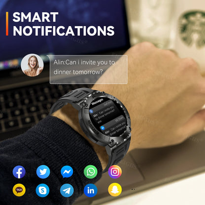 Smartwatch da uomo con chiamate Bluetooth