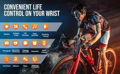 Smartwatch da uomo con chiamate Bluetooth